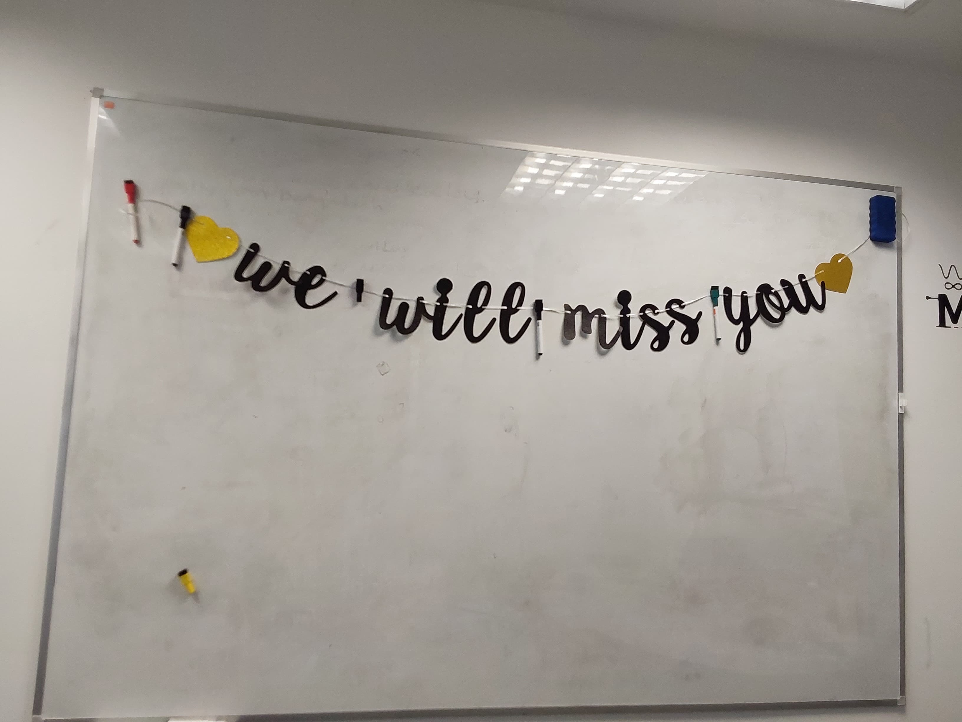 Events booklet with colorful cover