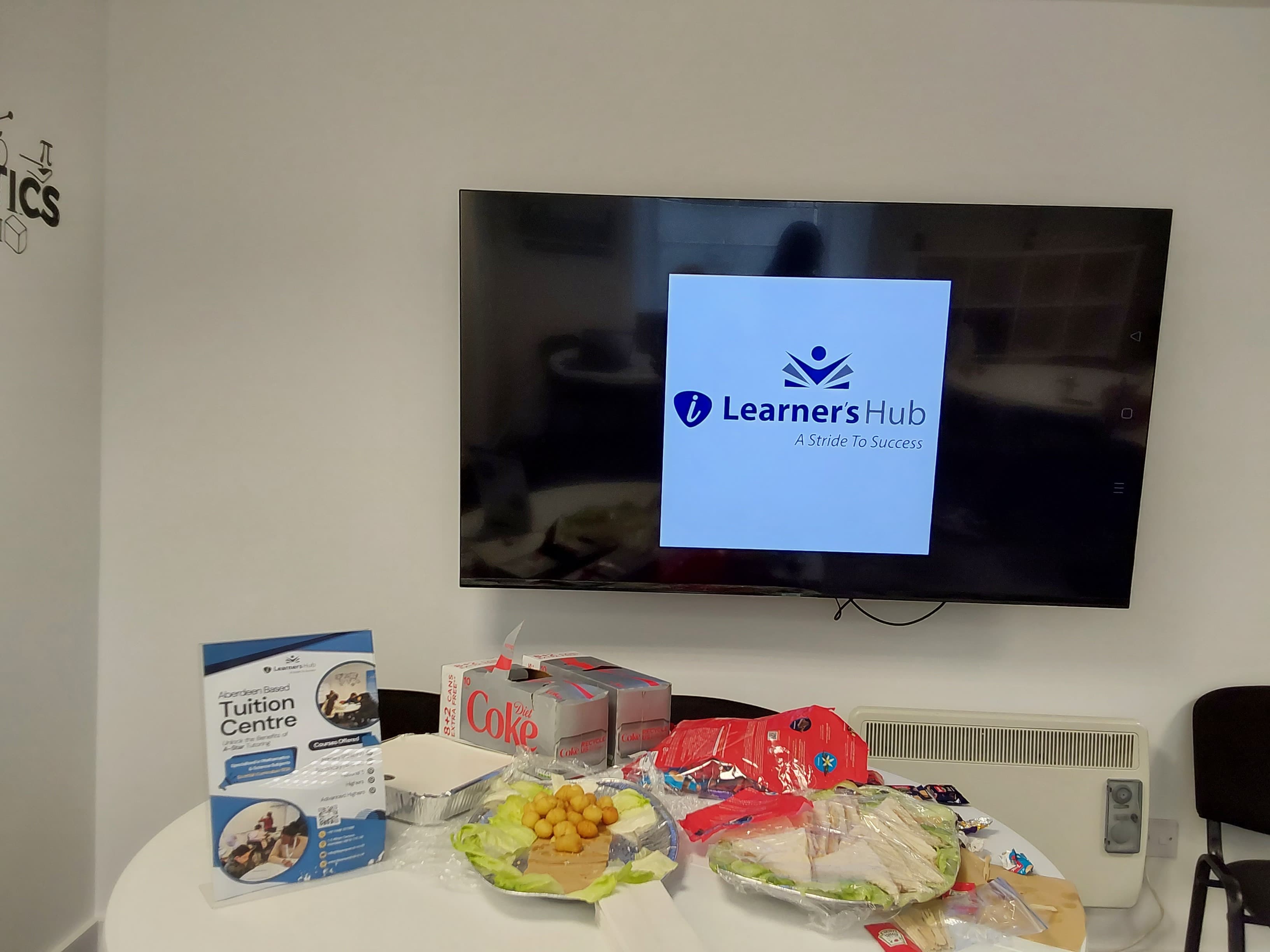 Events booklet with colorful cover