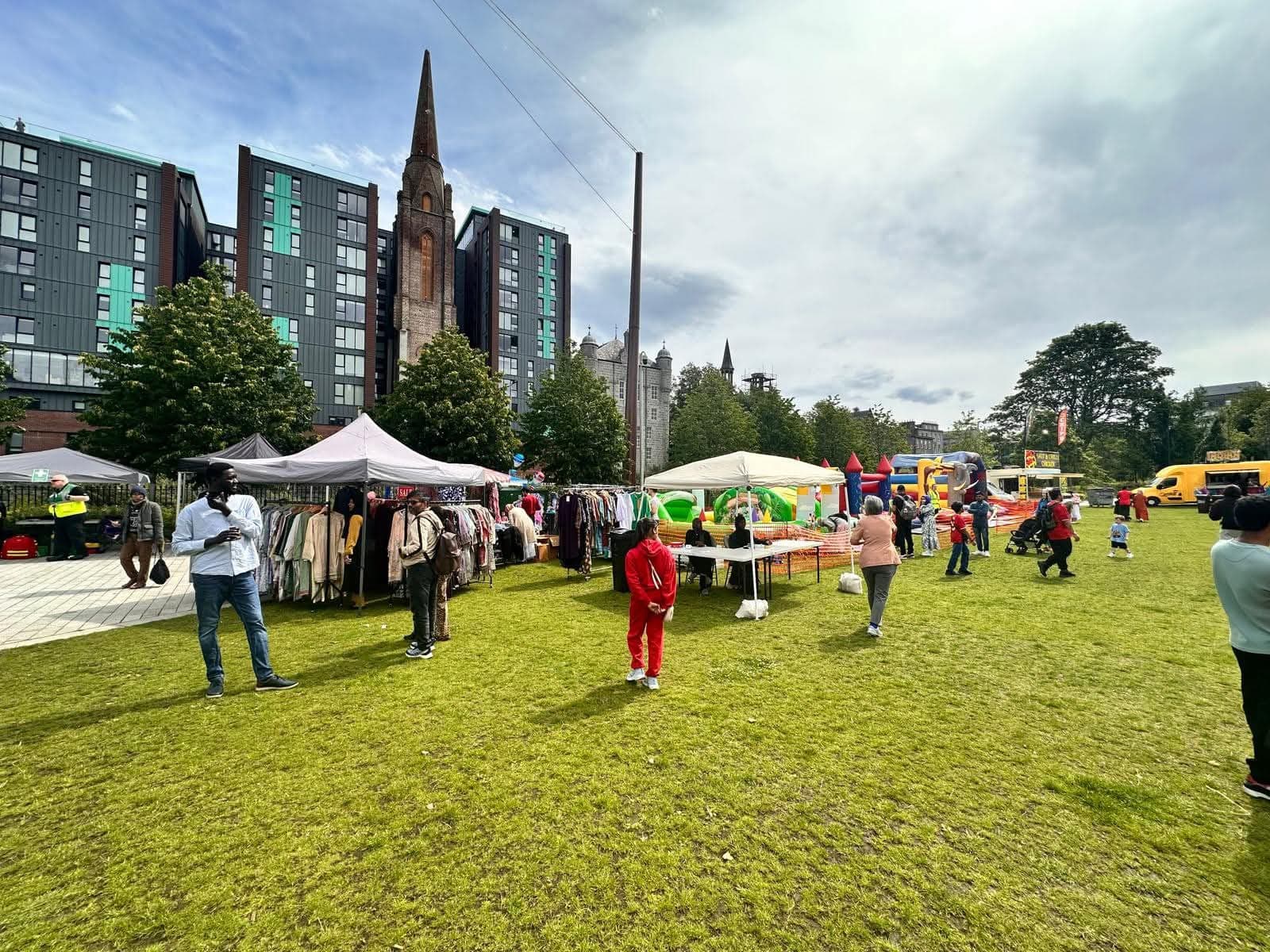 Events booklet with colorful cover