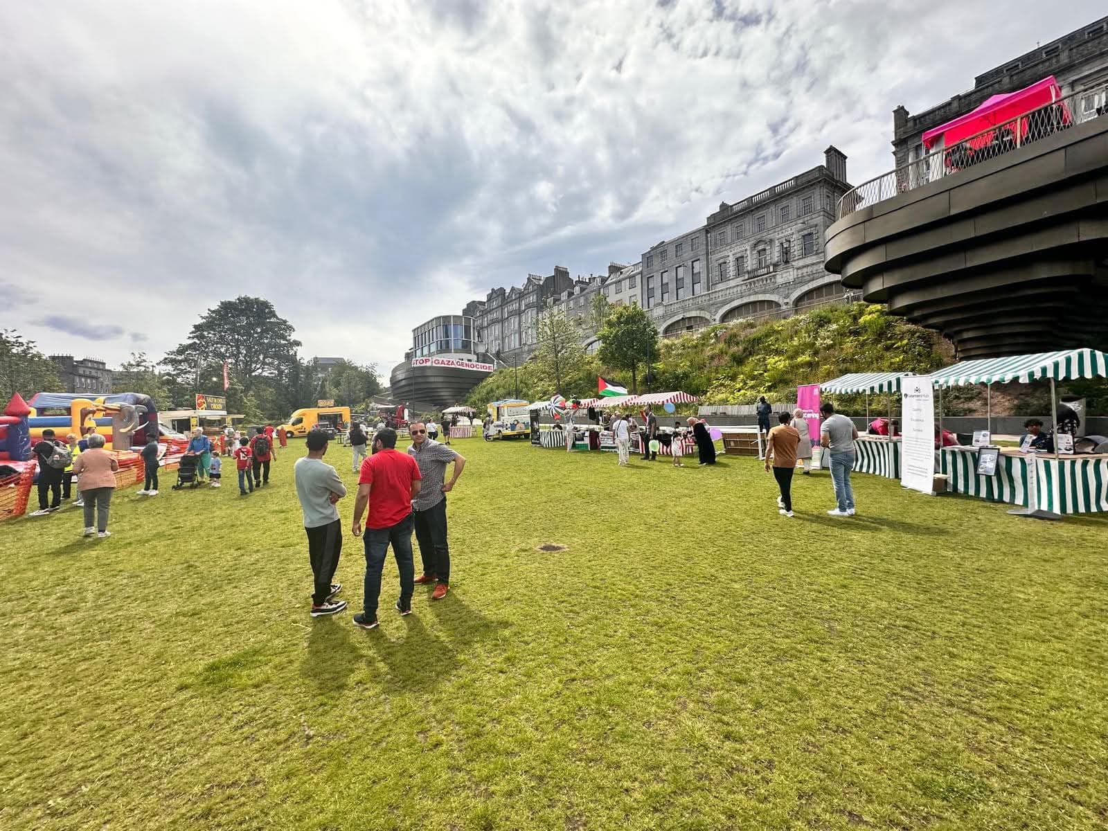 Events booklet with colorful cover