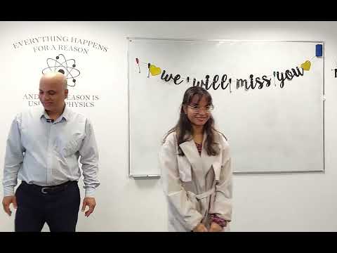 Interactive learning session with students