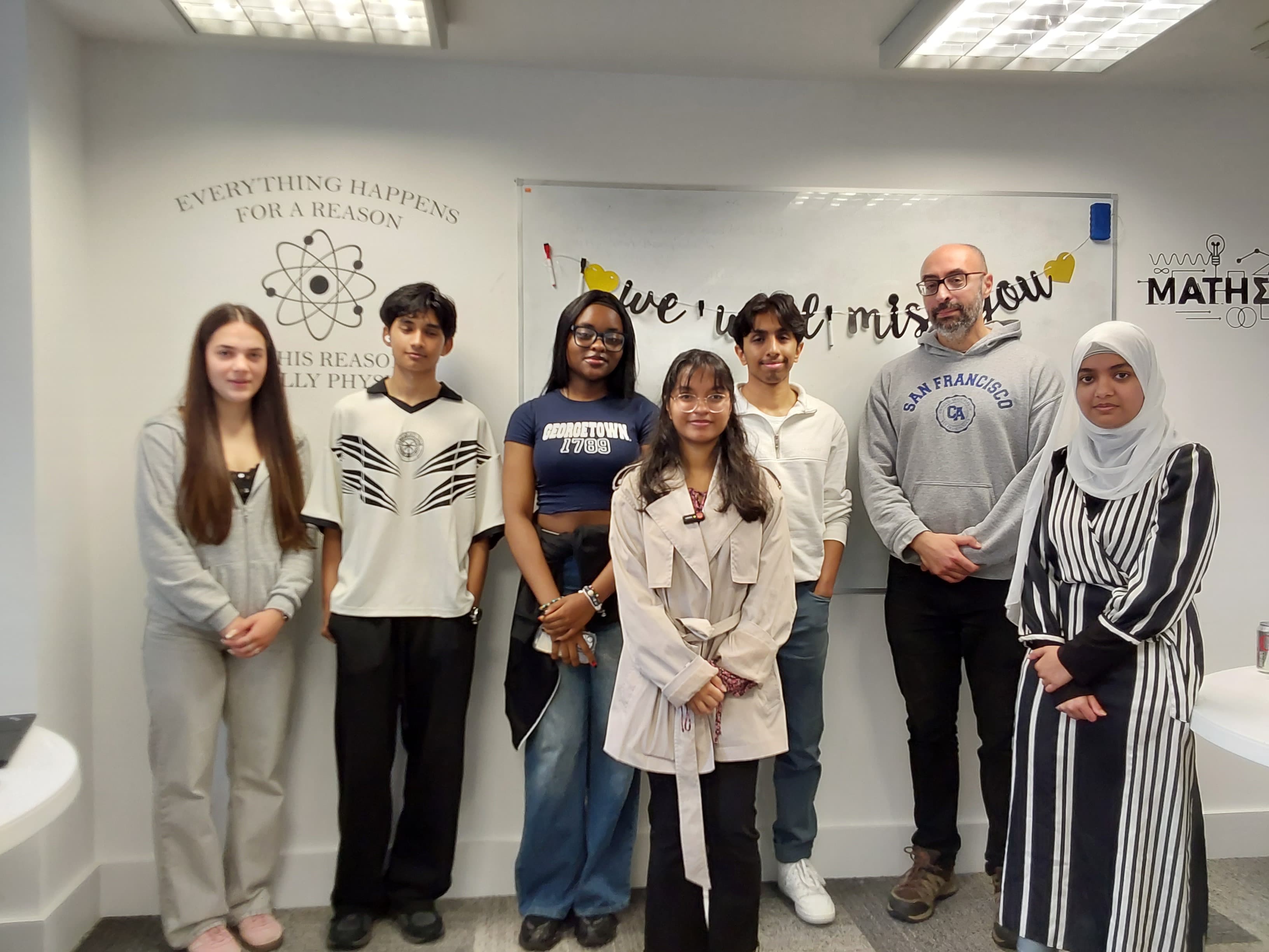 Events booklet with colorful cover