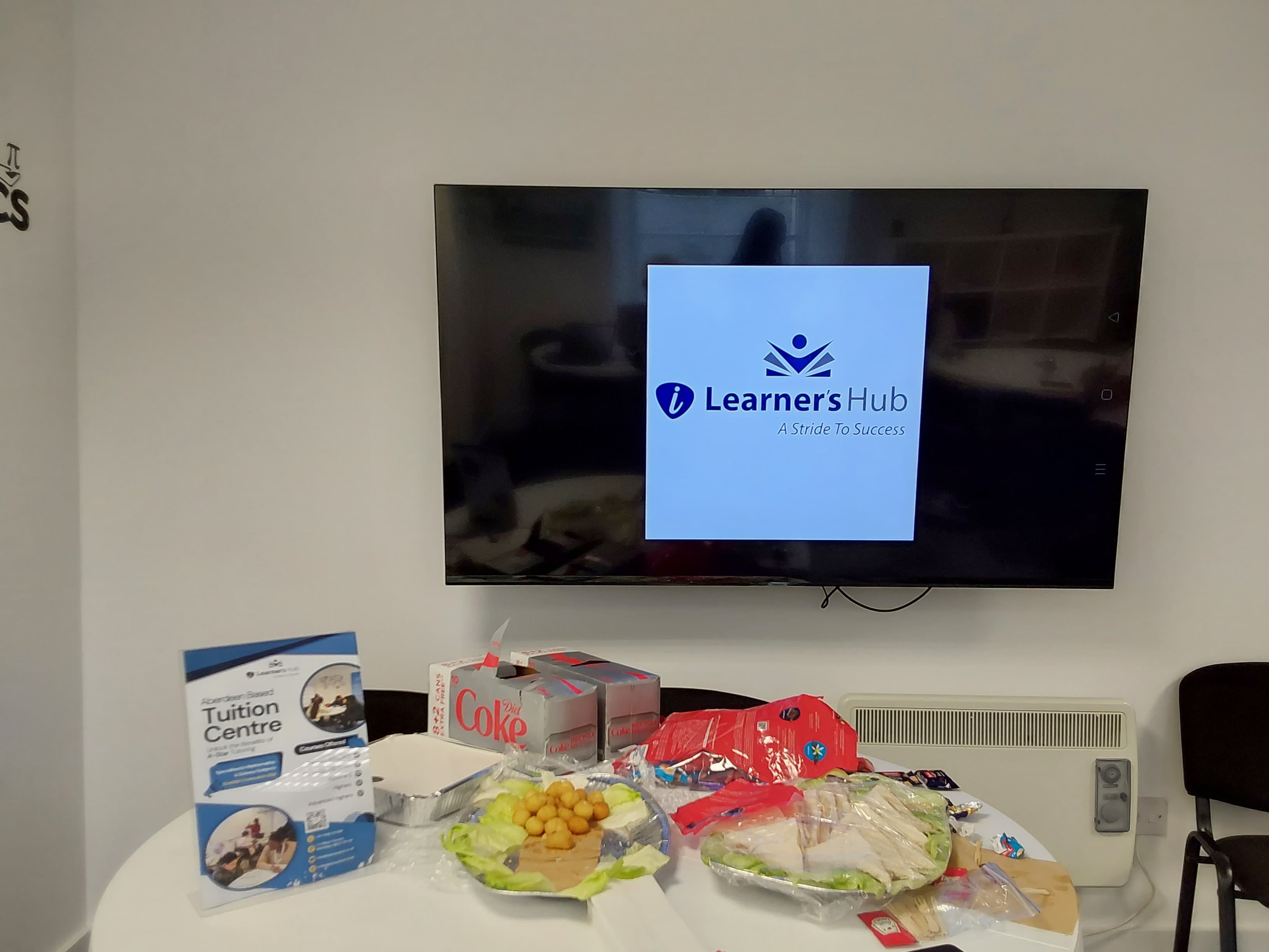 Events booklet with colorful cover