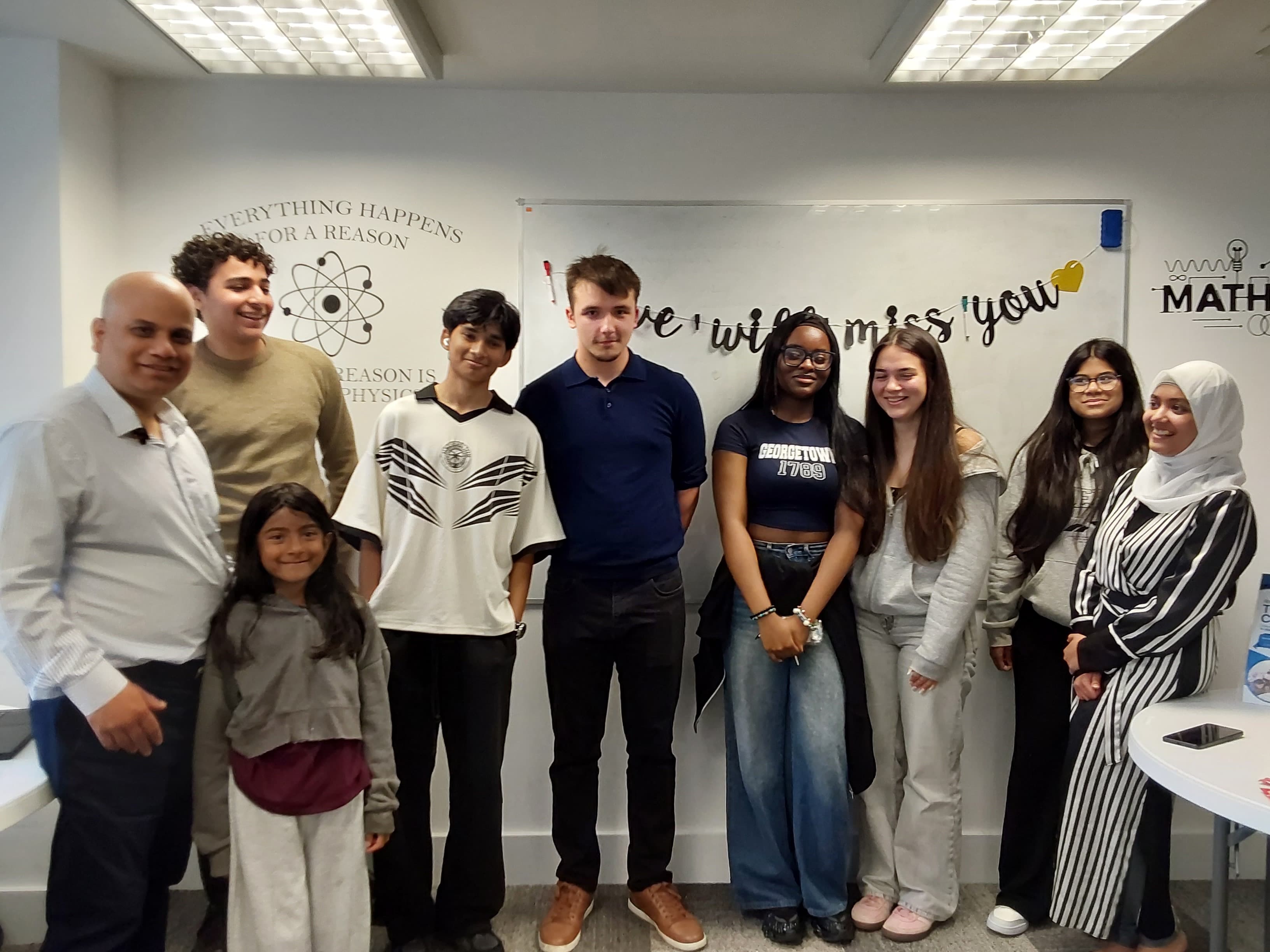 Events booklet with colorful cover