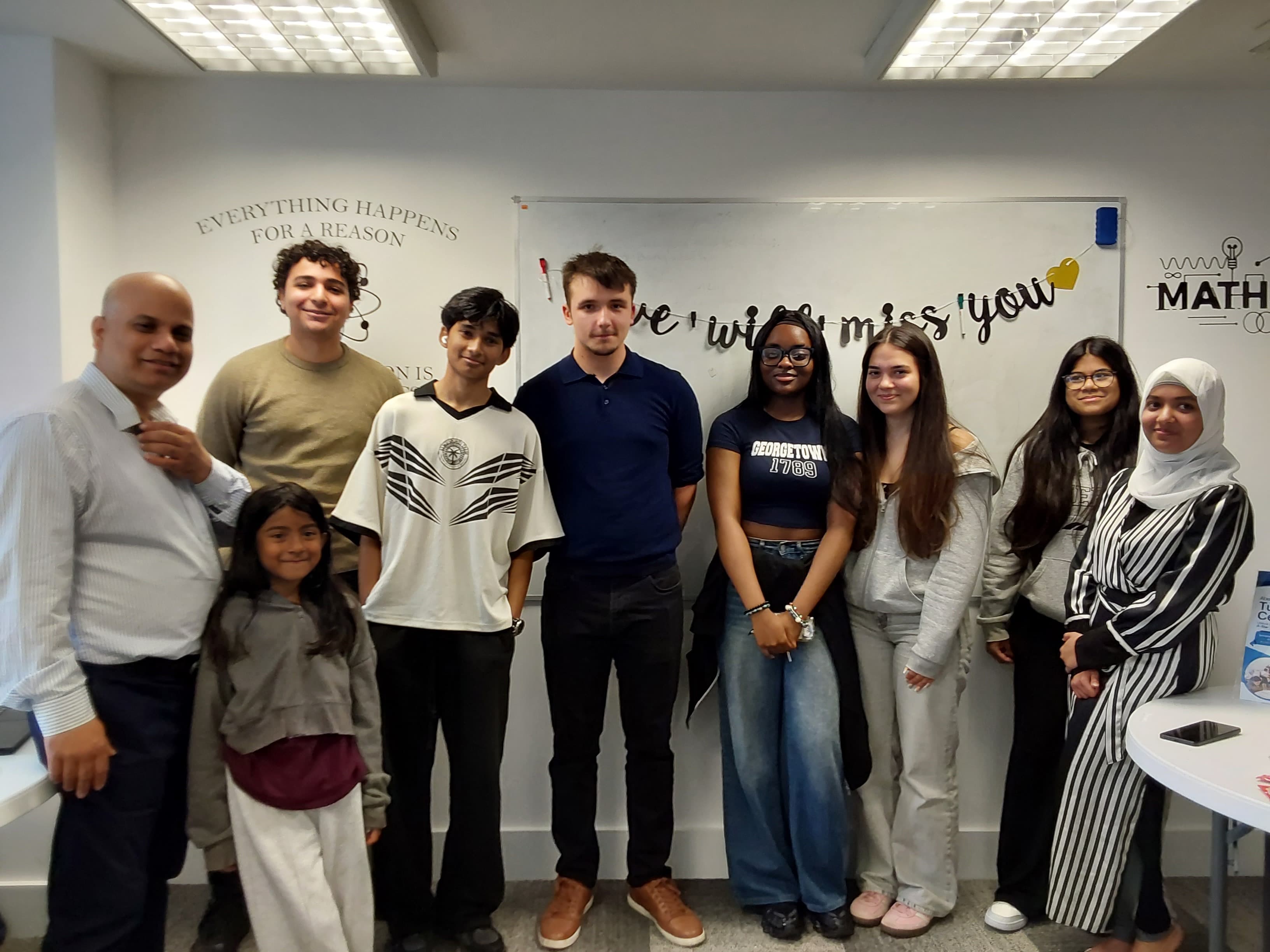 Events booklet with colorful cover